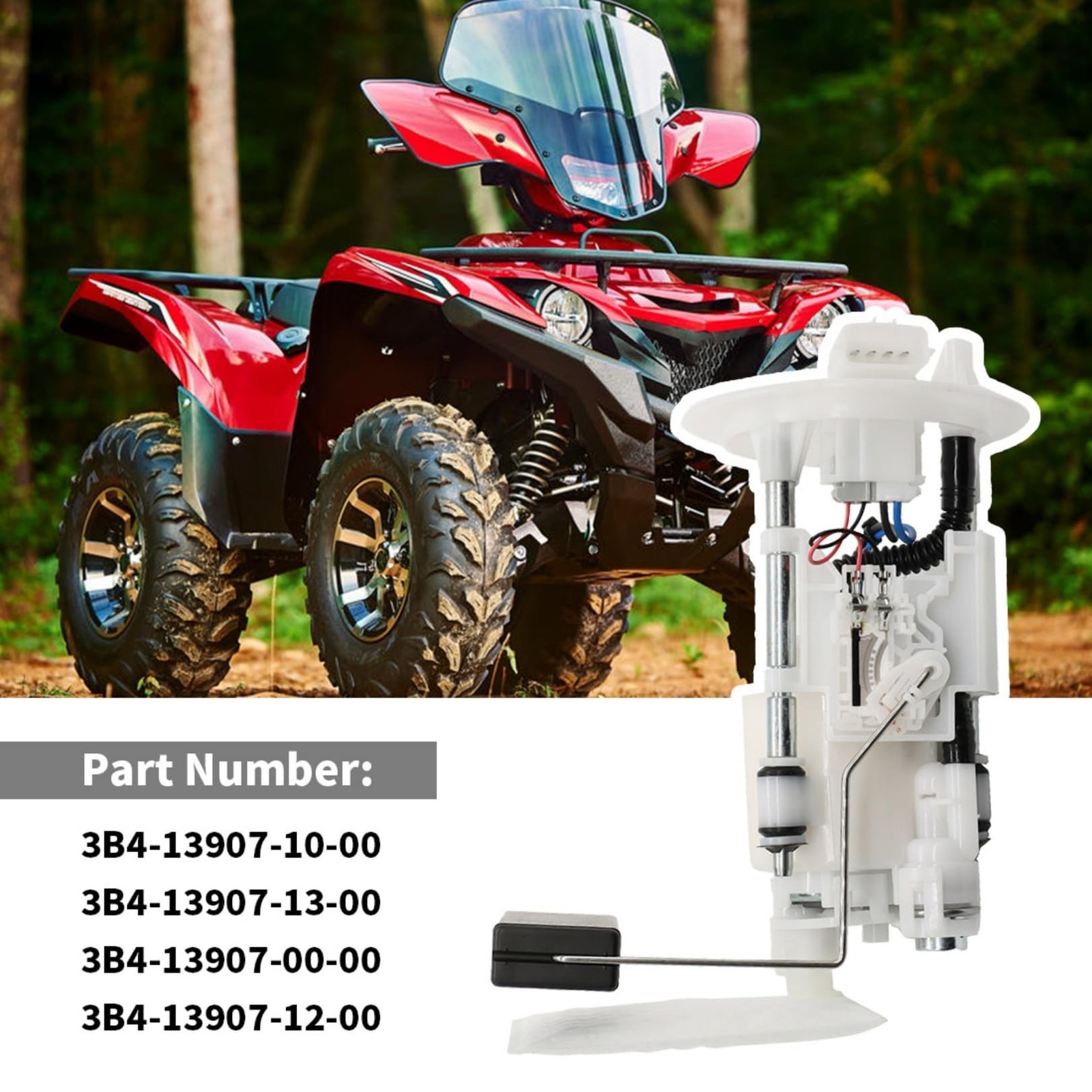 Nakkaa Fuel Pump Assembly Compatible with Grizzly 700 2007-2016 | Precision M…