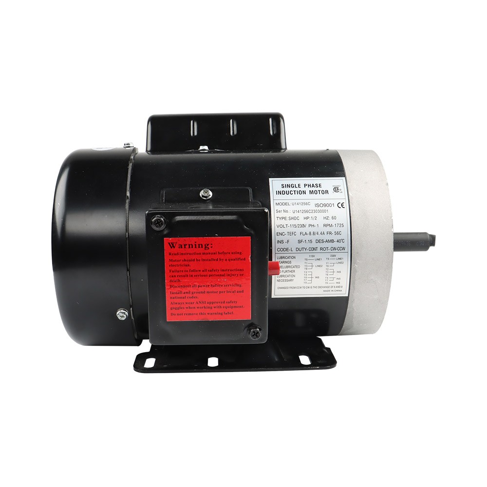 1/2 HP 1750 RPM General Purpose Motor 56C 1 Phase TEFC 60HZ Electric Motor New