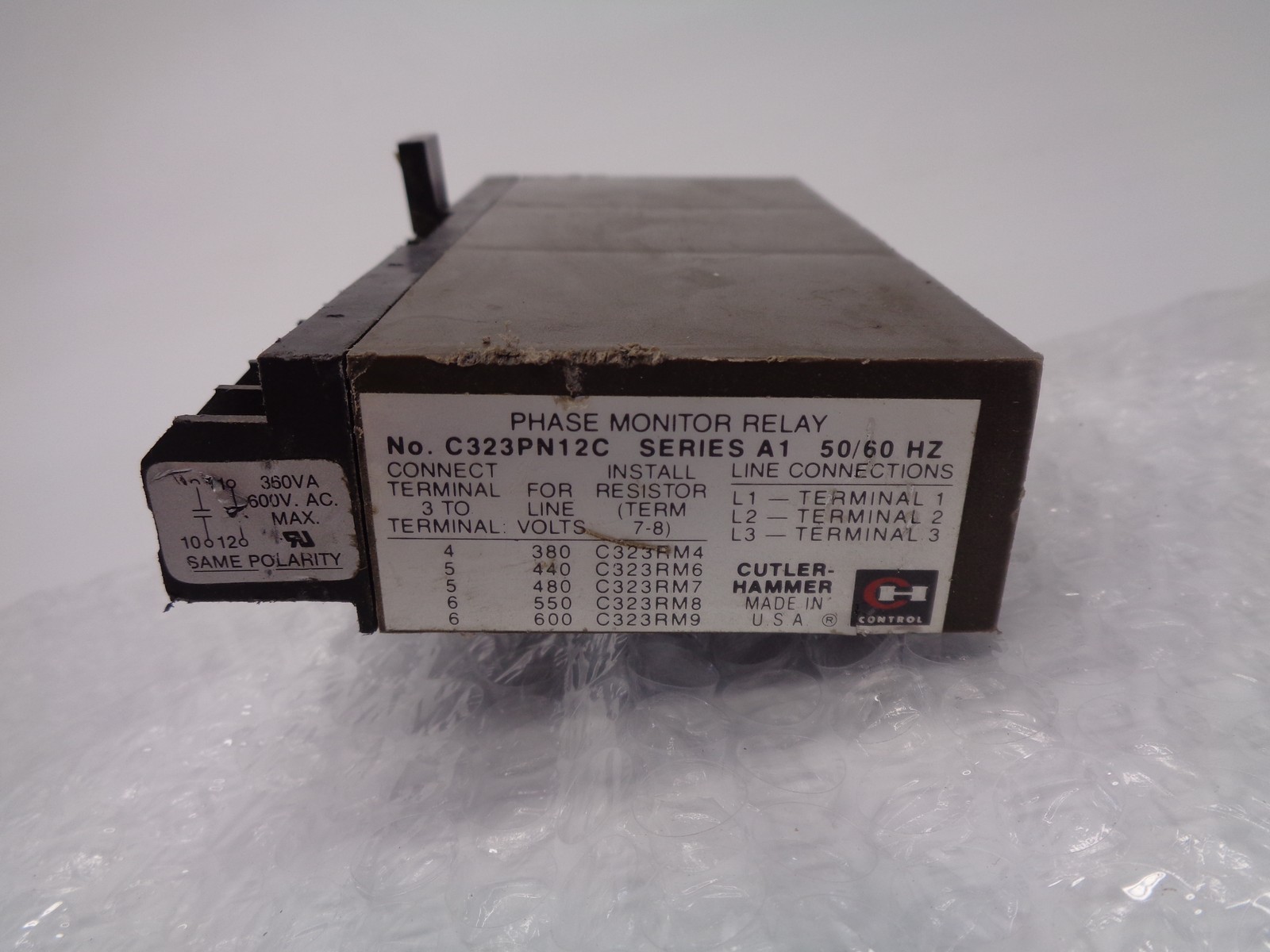 CUTLER HAMMER C323PN12C SER.A1 RELAY 600V UNMP