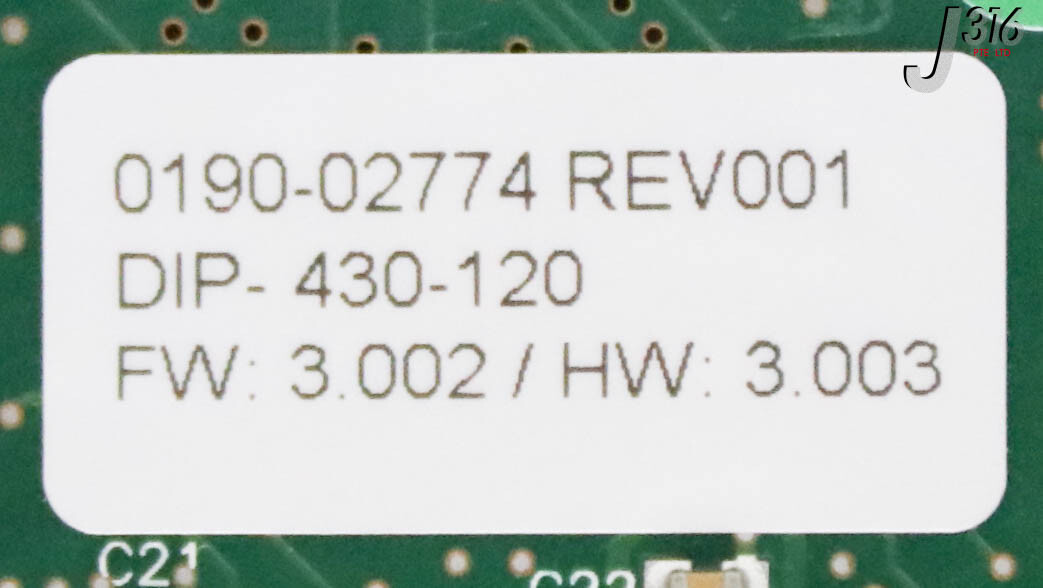34201 APPLIED MATERIALS PCB, DNET 3U MIXED I/O BD, CDN394, 15039403 0190-02774