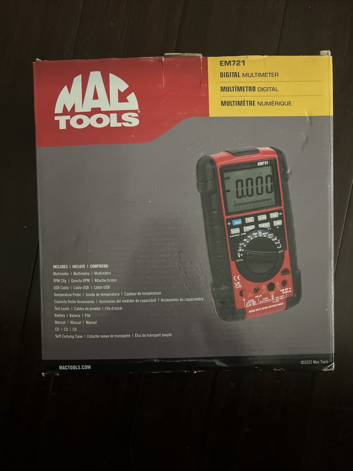 MAC Tools Digital Multimeter EM721