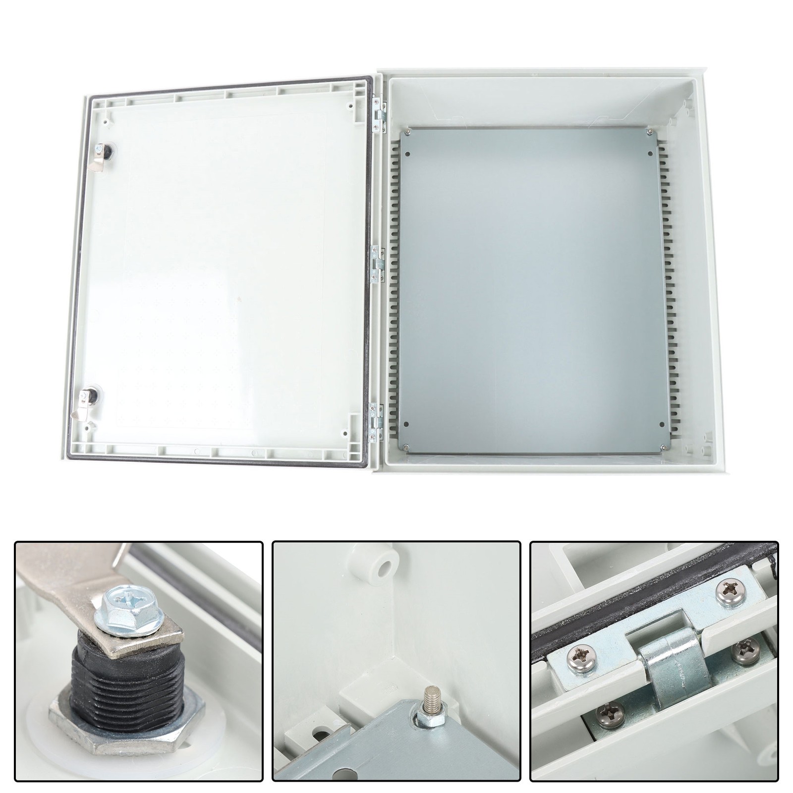 24″x20″x9″ Fiberglass Steel Electrical NEMA 4X Enclosure IP65 Waterproof