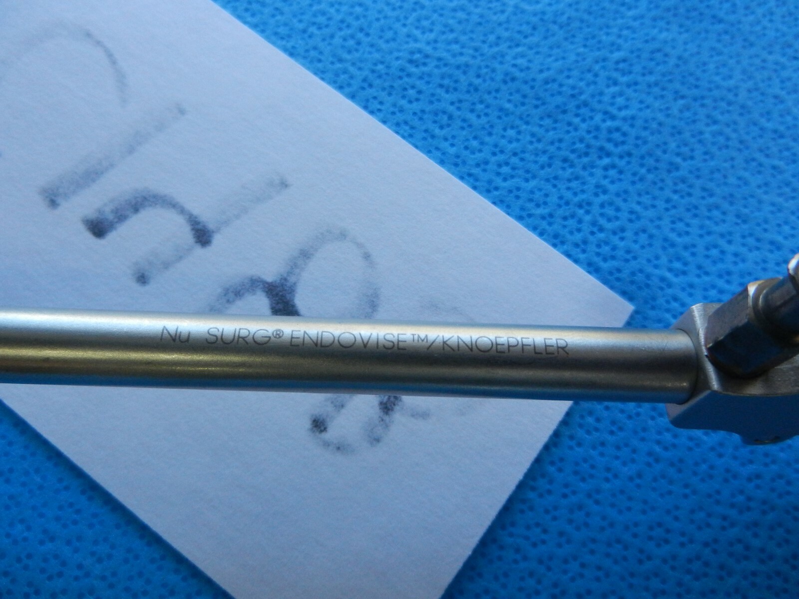 NuSurg Surgical Laparoscopic 10mm 33cm Endovise Knoepfler Model 1000