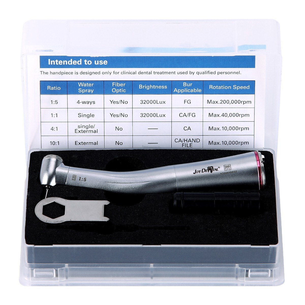 AZDENT Dental Brushless Electric LED Micro Motor /1:5 Increasing Handpiece
