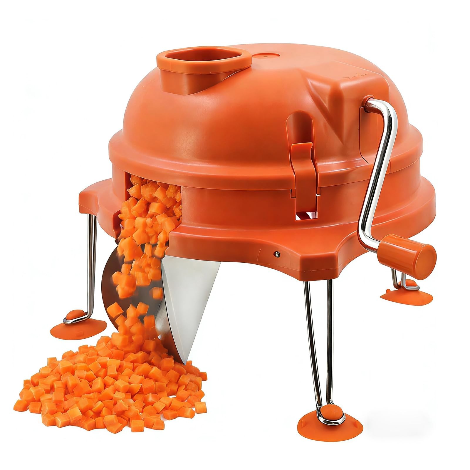 CL003 Commercial Vegetable Dicer,1/4″ x 1/4″ dynacube 1/4′ x 1/4′, Orange