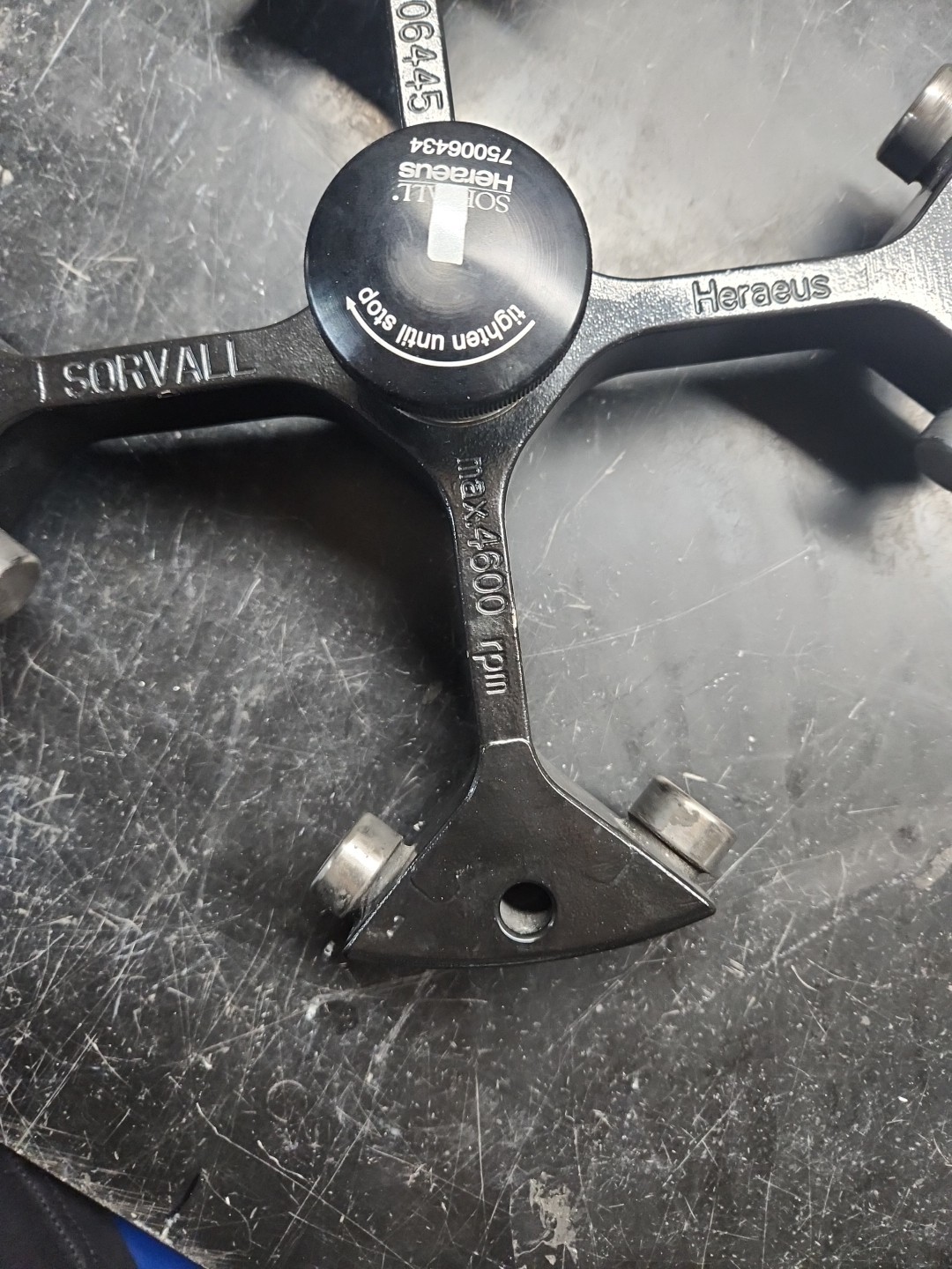 Sorvall Heraeus 75006445 4600RPM Swinging Bucket Centrifuge Rotor