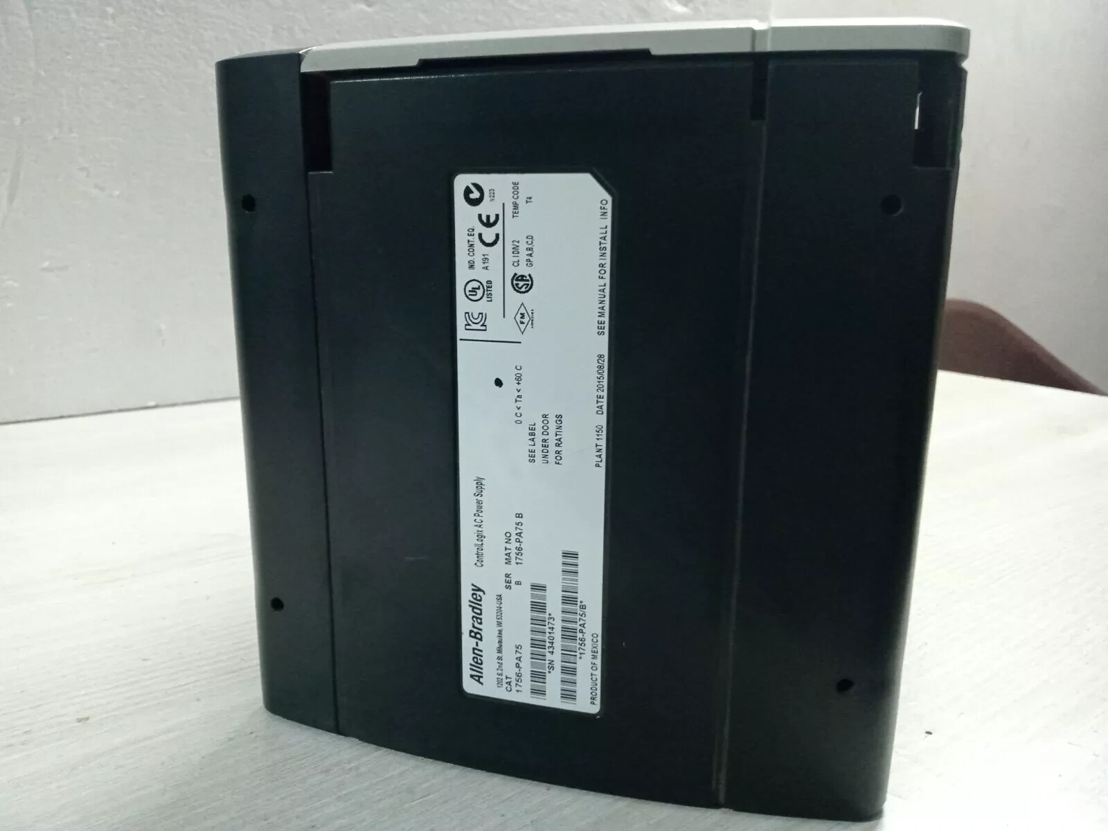 ALLEN BRADLEY FULL LOADED RACK WITH 1756-L73S AND 2 UNITS OF 1756-EN2T
