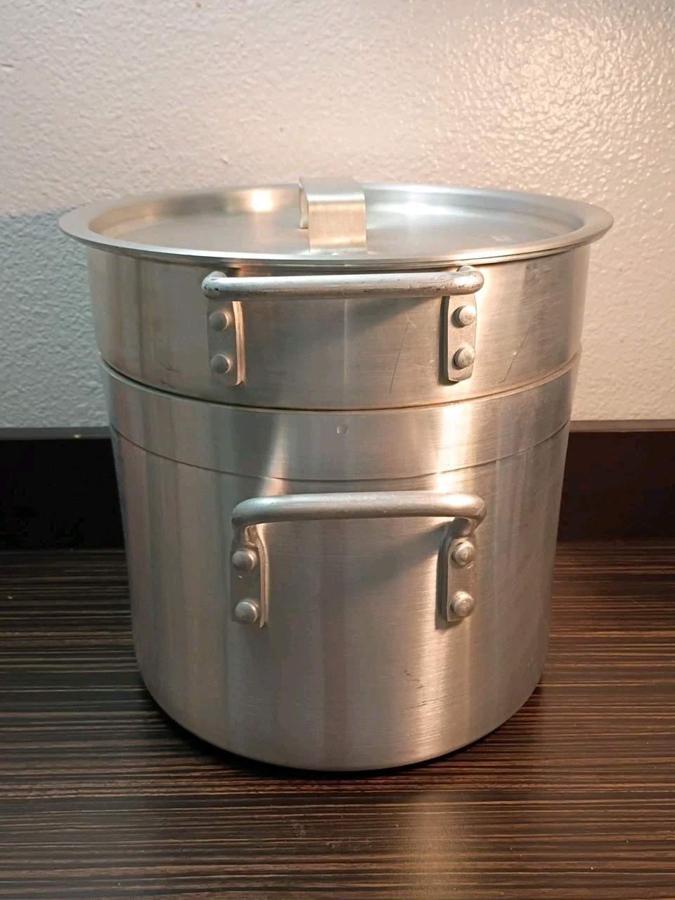 12 Qt Heavy-Duty Aluminum Stock Pot Iris Smart & Final – NSF – Made in USA