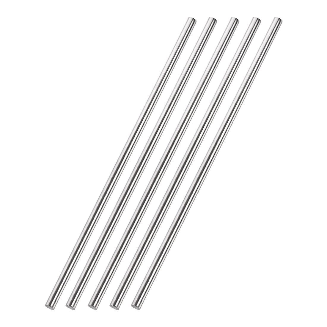 5pcs 5mm x 300mm 304 Stainless Steel Solid Round Rod for RC DIY Craft