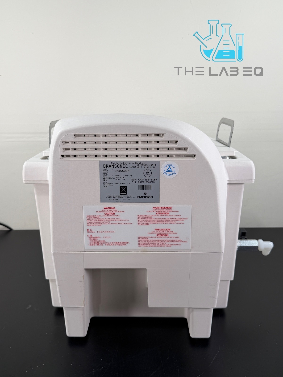 Branson Emerson Bransonic CPX-952-518R CPX5800H Ultrasonic Heated Bath