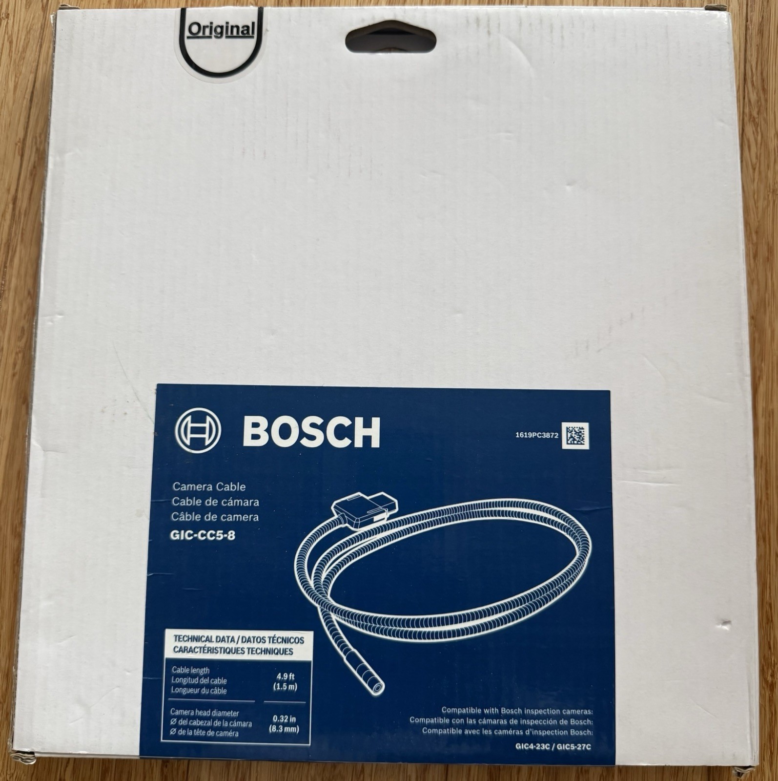 Bosch GIC-CC5-8 Inspection Camera Cable 4.9ft 8.3mm for GIC4-23C GIC5-27C