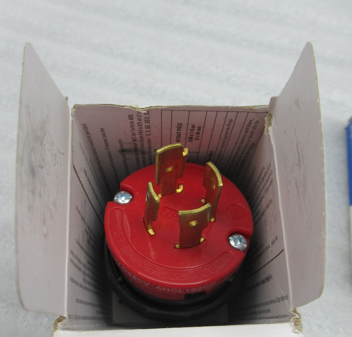 Lot of 10- Eaton Color Coded Locking Plugs Red, Yellow, Blue, Orange, Gray *NEW*
