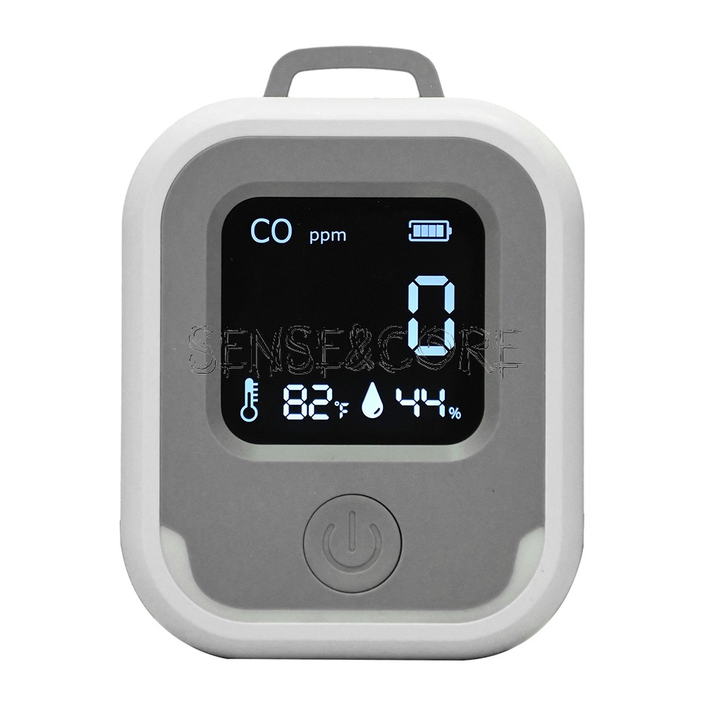 Air Quality Monitor 3-in-1 Carbon Monoxide Detector Temperature Humidity Alarm
