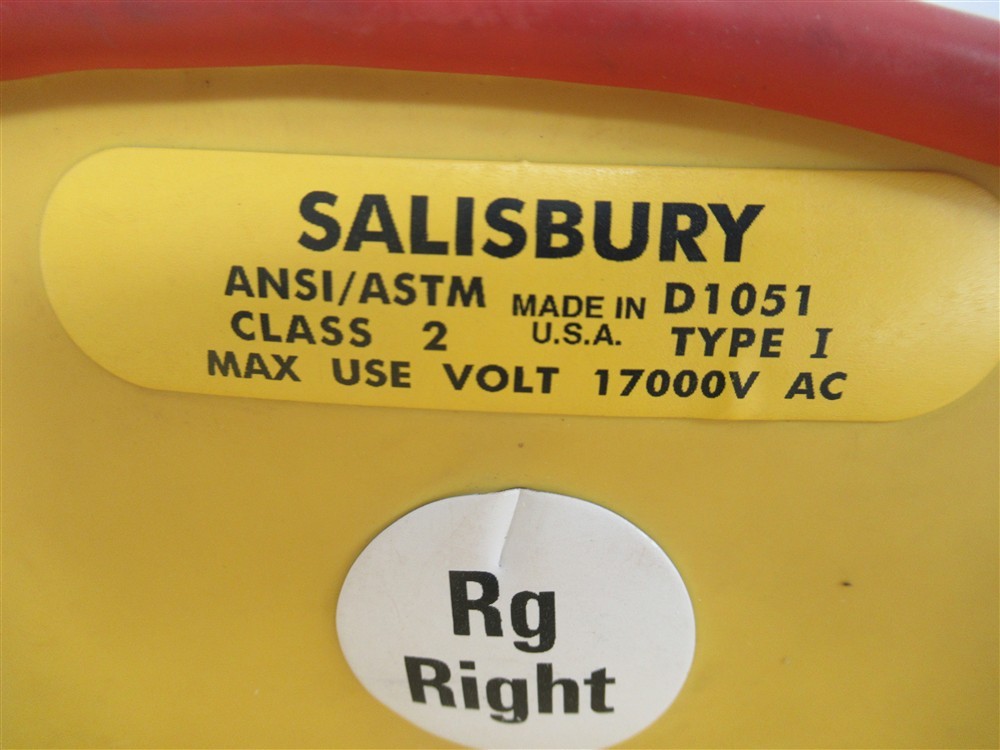 Salisbury Honeywell D1051 ,Size Regular Sleeve Dipped Class 2 Type 1 Red/Yellow
