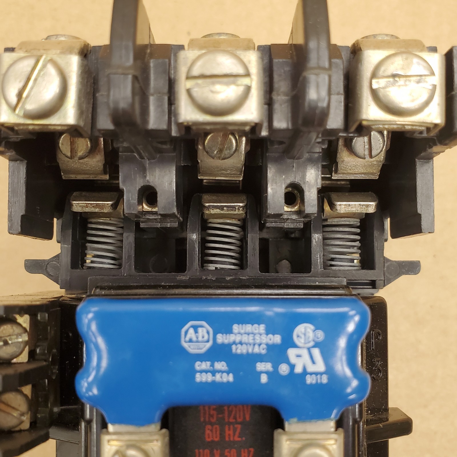 Allen-Bradley 509-BOD Ser B Motor Starter w/ 120VAC Coil rated 10HP @ 480VAC NEW