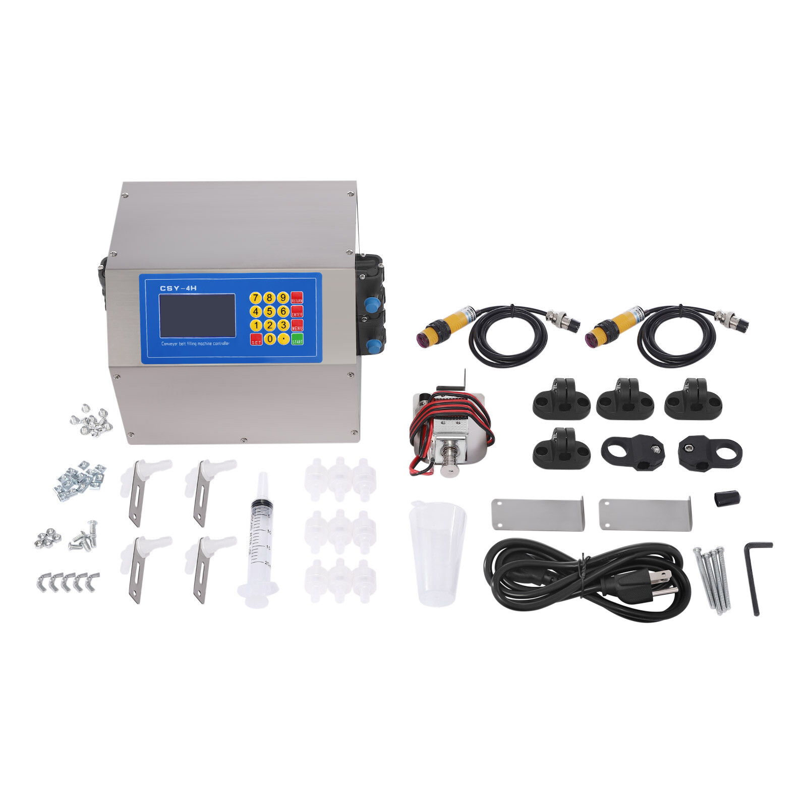 4-Head Automatic Liquid Filling Machine 10-500ml Bottle Filler Mini Filling Line