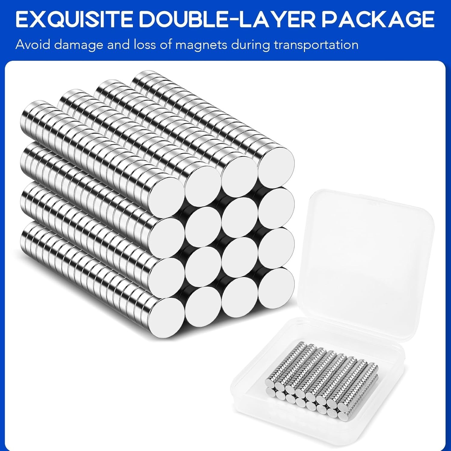320Pcs Small Neodymium Magnets, 6X2Mm Small Rare Earth Magnet Mini Magnets for W