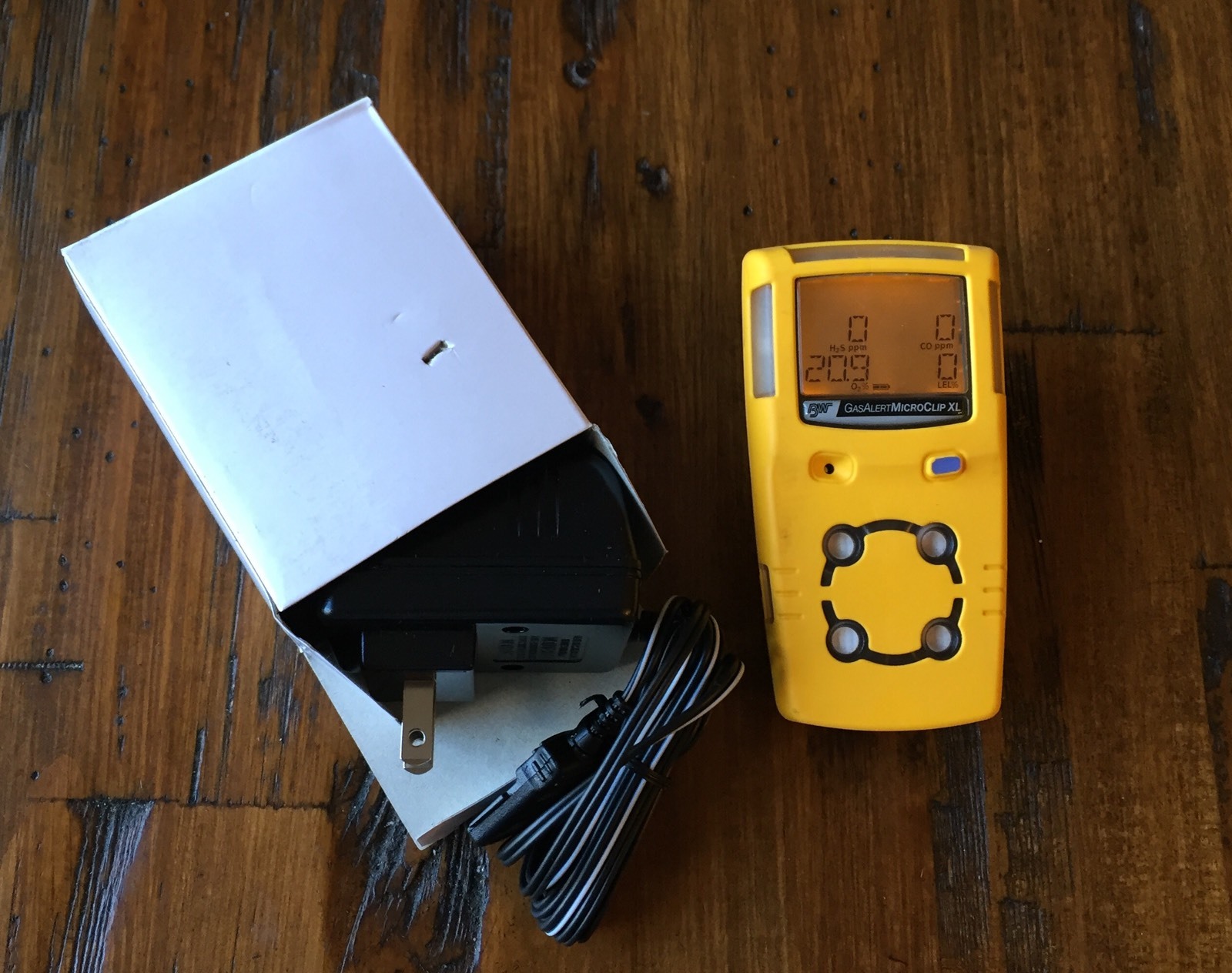 Gas Alert MicroClip XL Multigas Gas Monitor Detector Meter H2S,LEL,CO,O2 New OXY