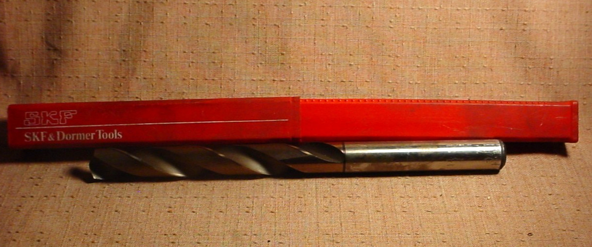 SKF & Dormer Tools HSS Taper Length Cobalt ¾ Inch Drill Bit – Brazil – In Case