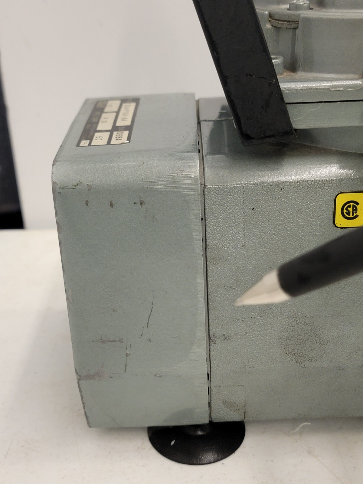 Gast MFG. Corp DOA-P161-AA Diaphragm Compressor or Vacuum Pump W/ Hose