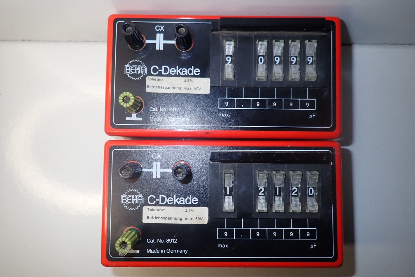 Electrical resistance resistor C-Dekade Germany