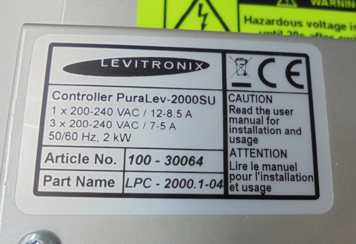 Levitronix Model Number # LPC-2000.1-04 Controller PuraLev 2000SU