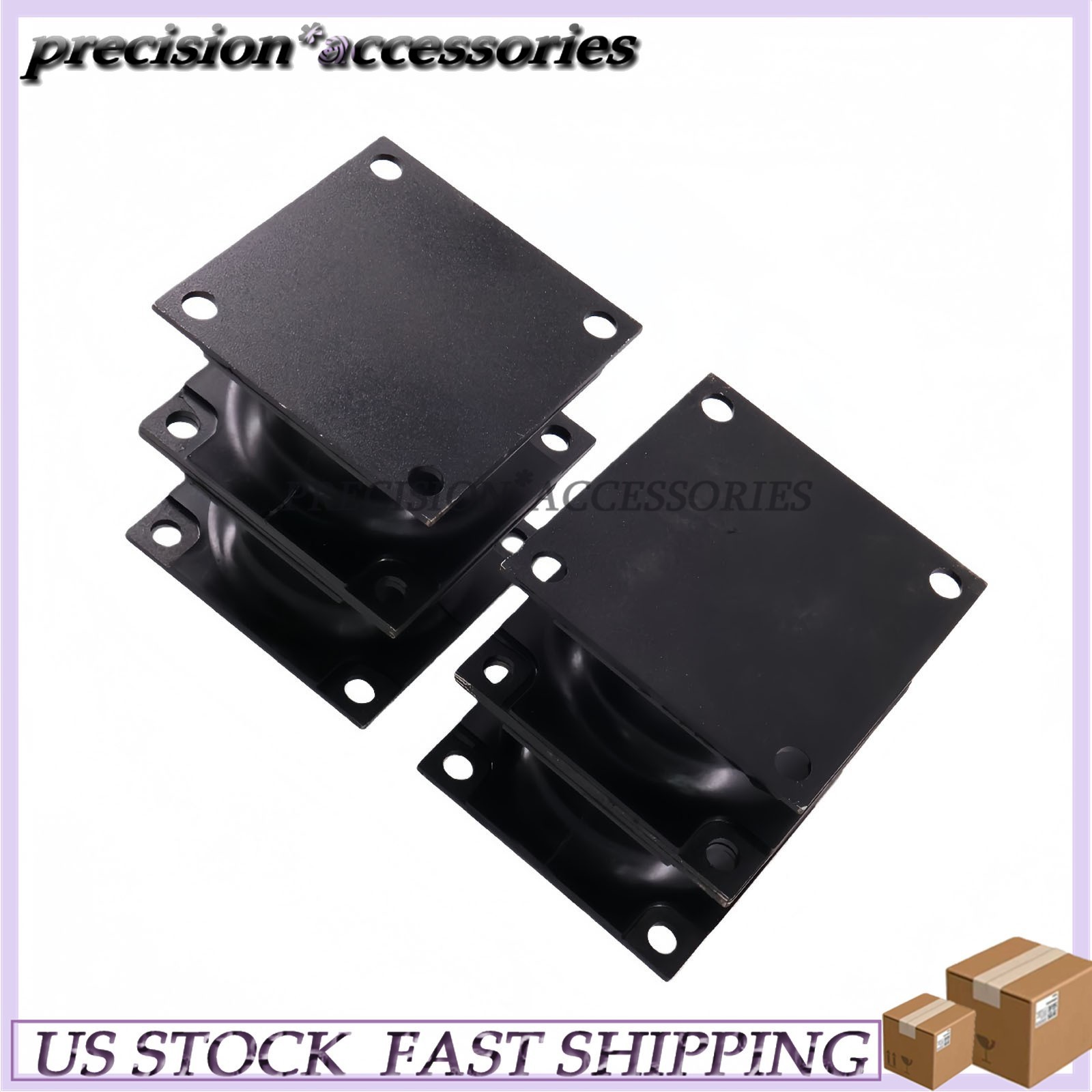 4PCS Vibratory Plate Compactor Rubber Isolator Shock Mount For Bobcat PCF64