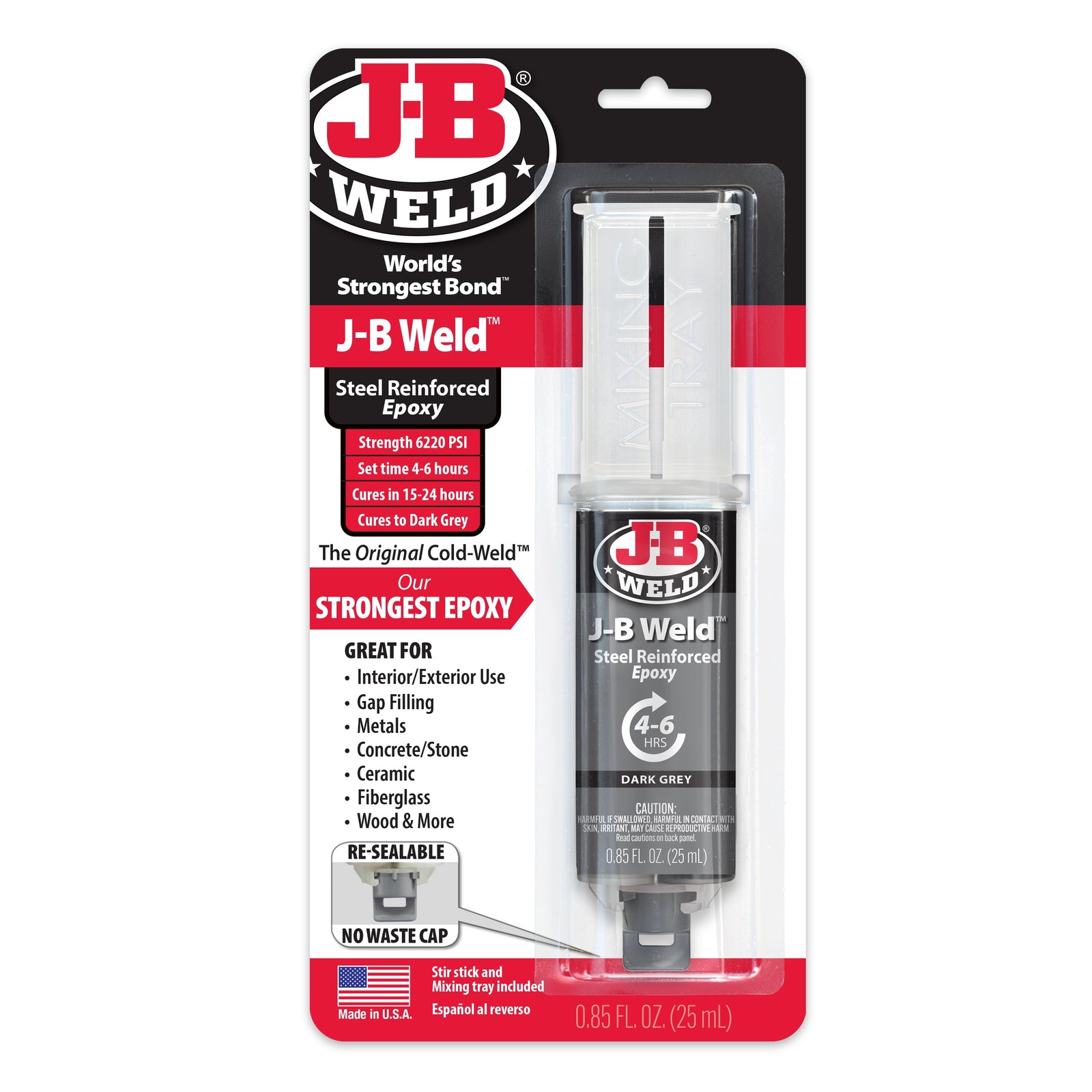 (2 Pack) Syringe 25 Ml Epoxy
