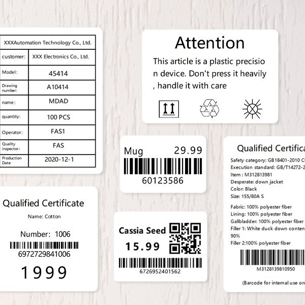NEW Thermal USB label/receipt printer 600 FREE Labels Inventory Control Barcode