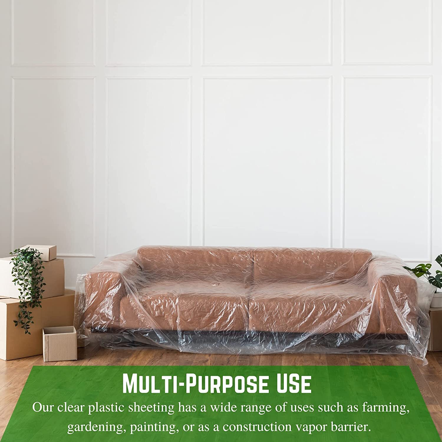 Poly Cover – 4 Mil Clear Plastic Sheeting
