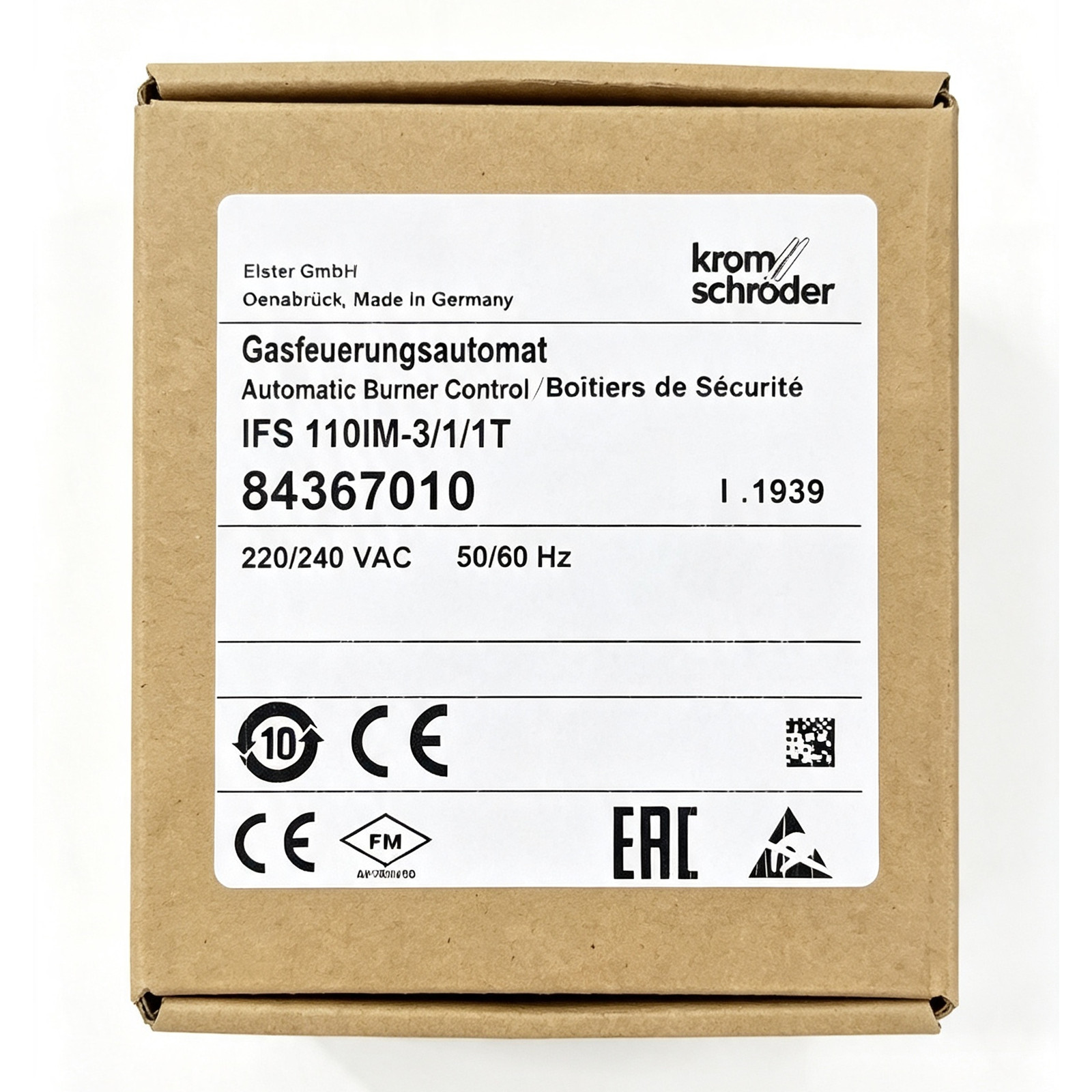KROM SCHRODER IFS 110IM-3/1/1T Burner Controller