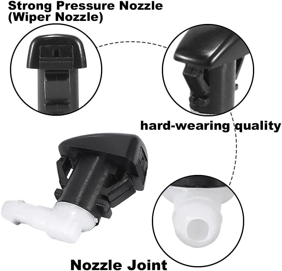 Windshield Washer Nozzles, Replacement For Dodge Durango 2011-2021, R
