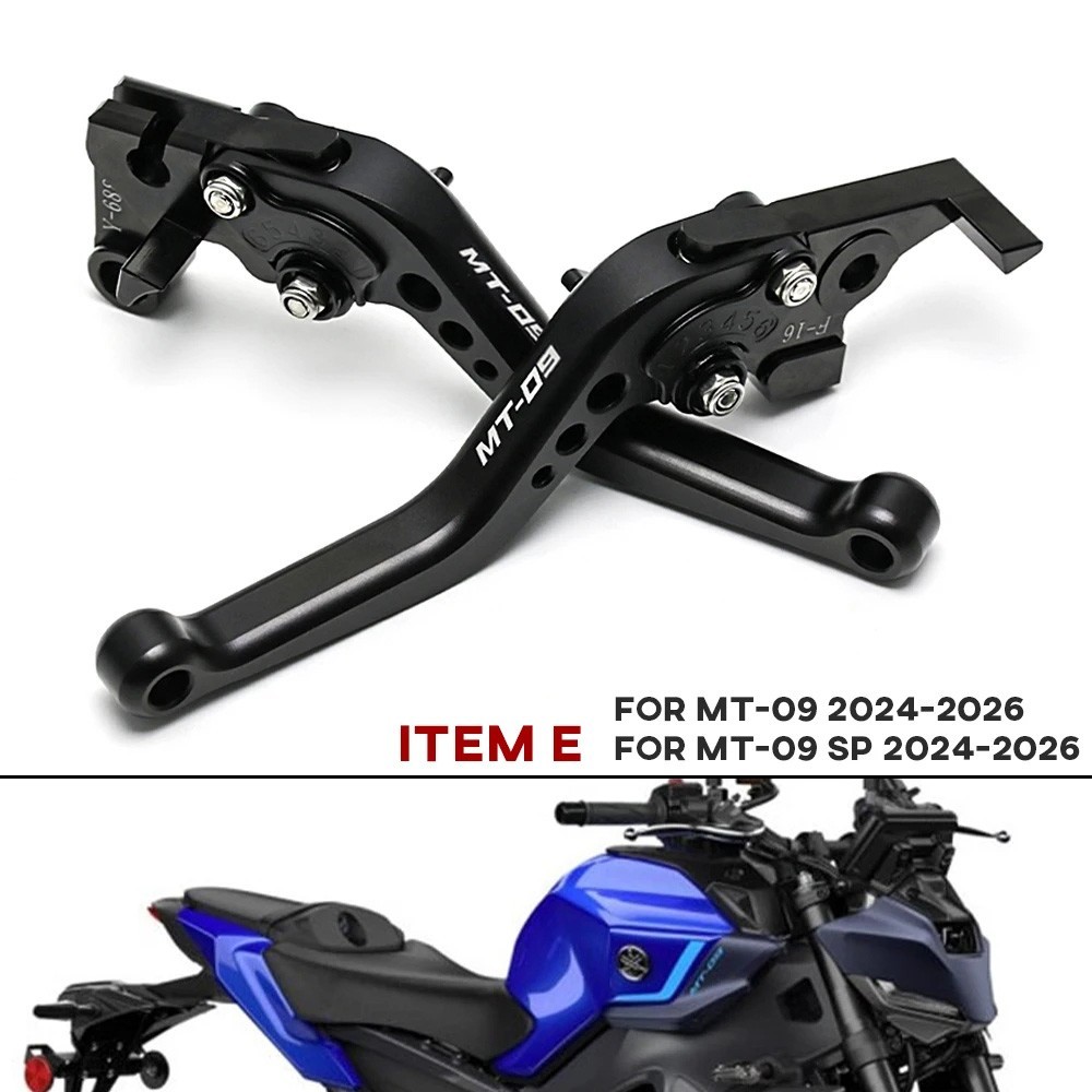 2025 Short Brake Clutch Lever For YAMAHA MT-07 MT07 MT-09 MT09 Tracer