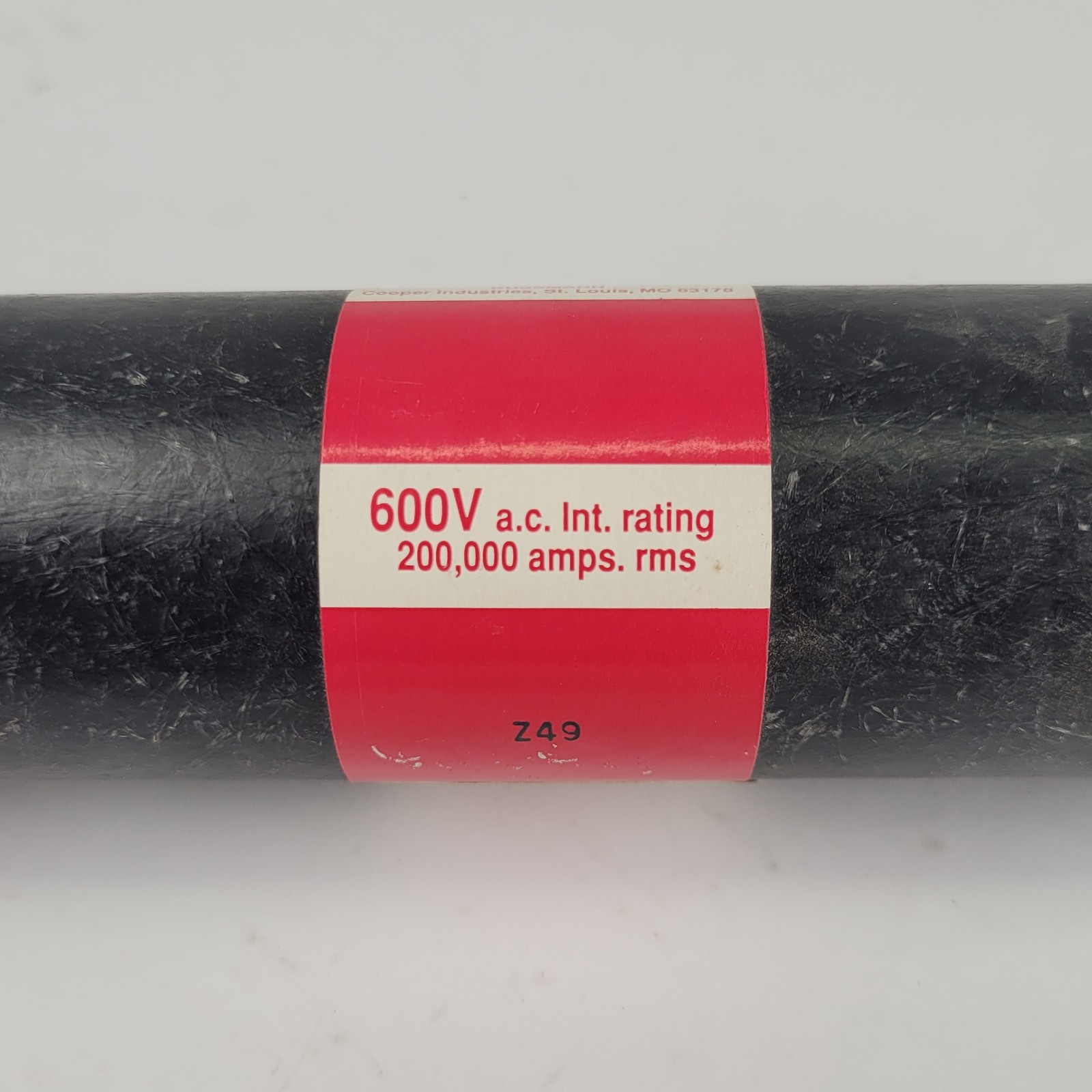 Bussmann FUSETRON FRS-R-200 200A Dual-Element Time-Delay Fuse, Long Body, 600V