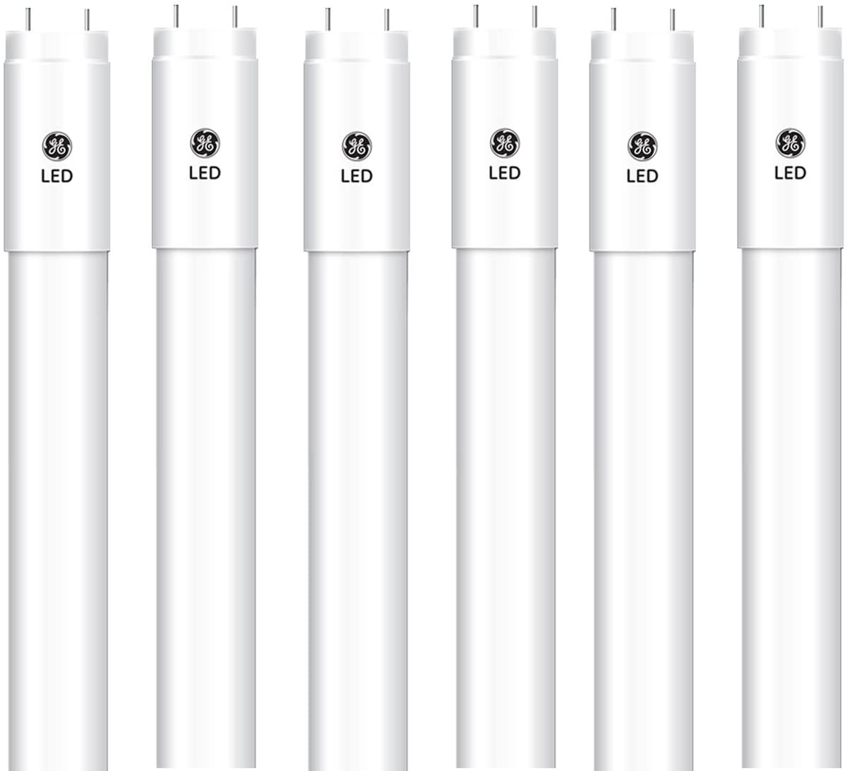 (6 pack) GE 35900 Lighting Garage & Basement LED tube T8 Linear Bulb Cool White