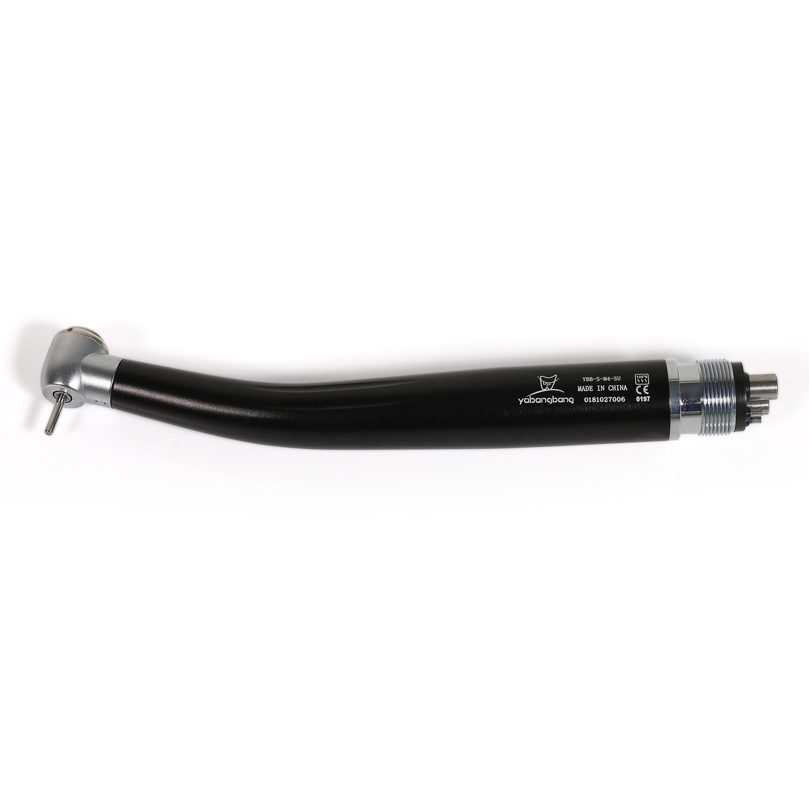 Dental High Speed Handpiece Push 4Holes Standard Head Turbine Black