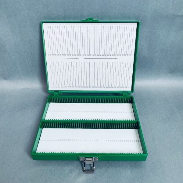 Fisherbrand Premium Microscope Slide Box Green Total of 10 Boxes