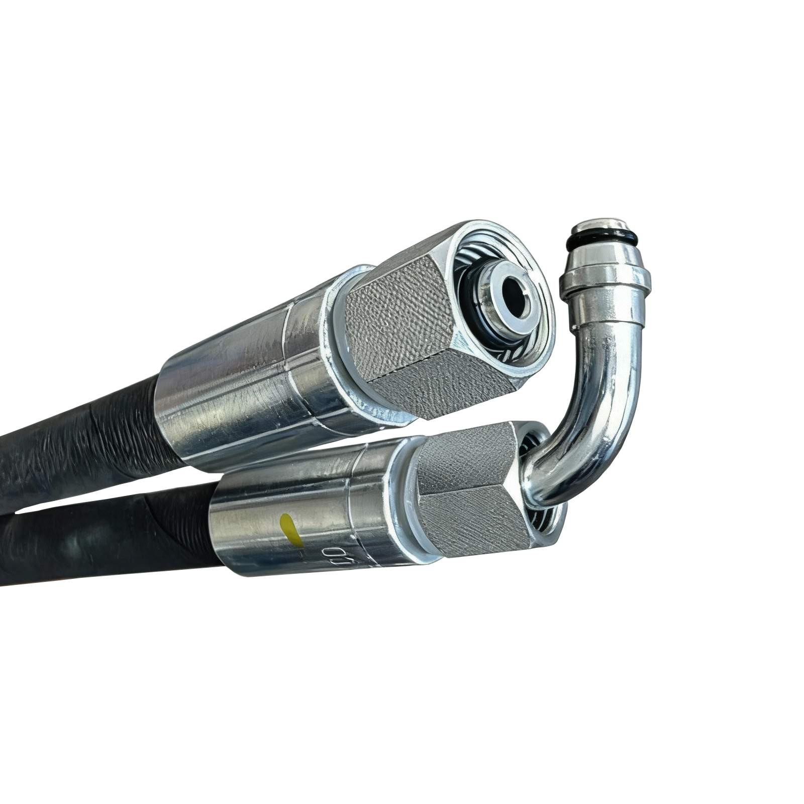 Agt Miva Chinese Mini Excavator Hydraulic Hose M14x1.5 X 48″ One End 90° One Str