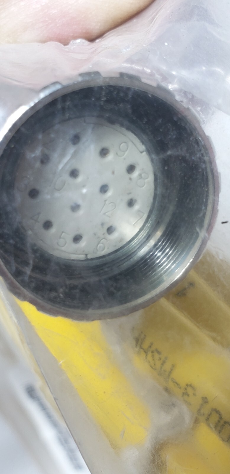 TURCK CKCM 12-7-10 CORDSET 12 PIN M23 FEMALE STR 10M PVC YE 18AWG 300VAC/DC, New