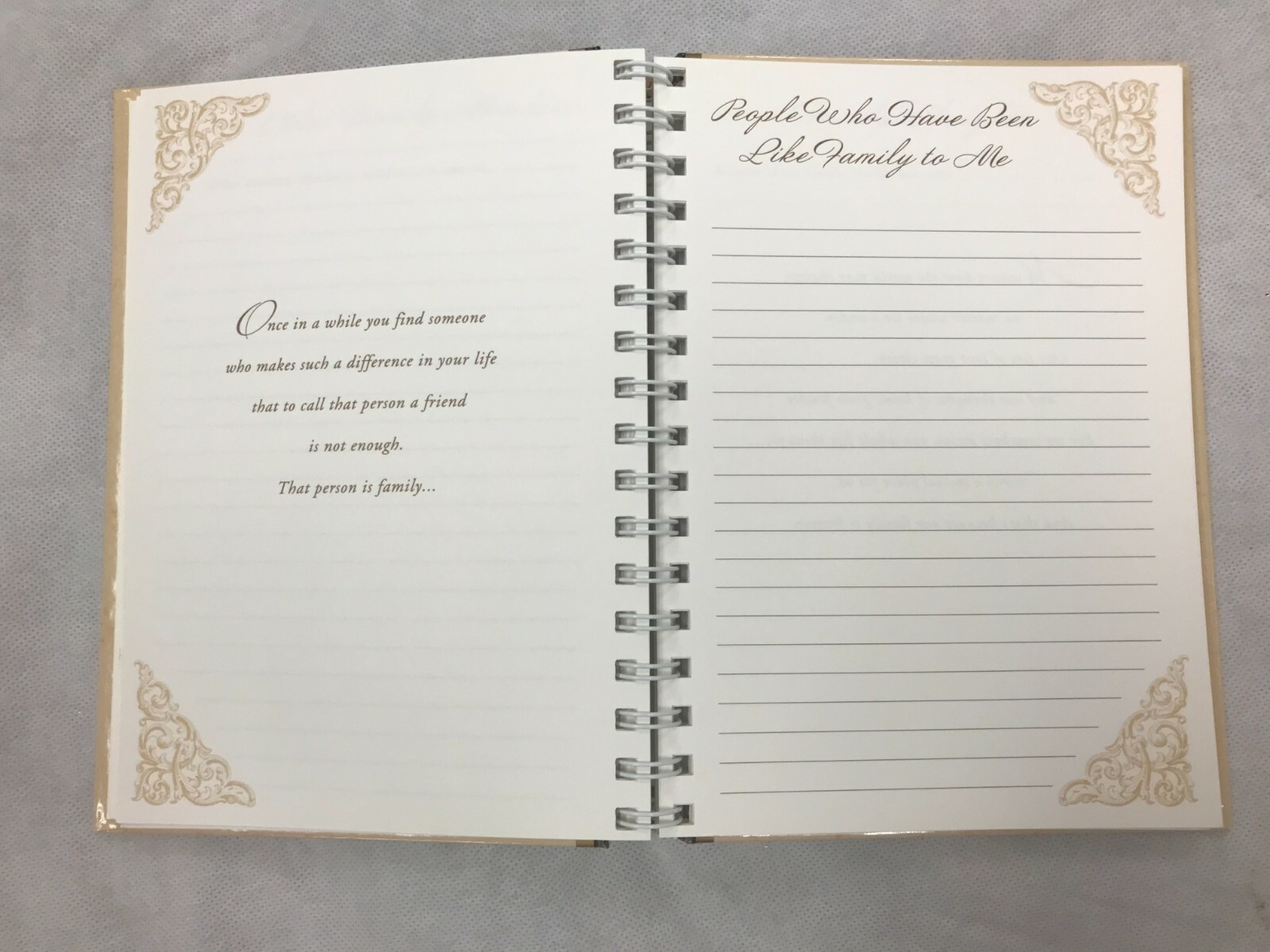 Hallmark «MY FAMILY HISTORY» Journal Record Fondest Memories Mint Condition