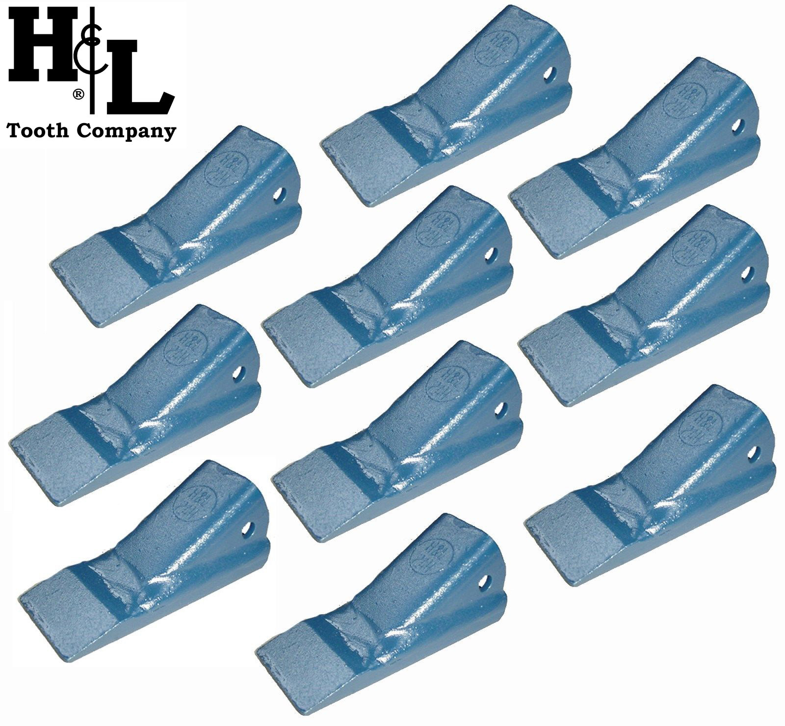 2AH H&L Original 2A Fab Bucket Tooth (10 Pack) Teeth Pins. 2AP 2AHX T2A 2AC P-2