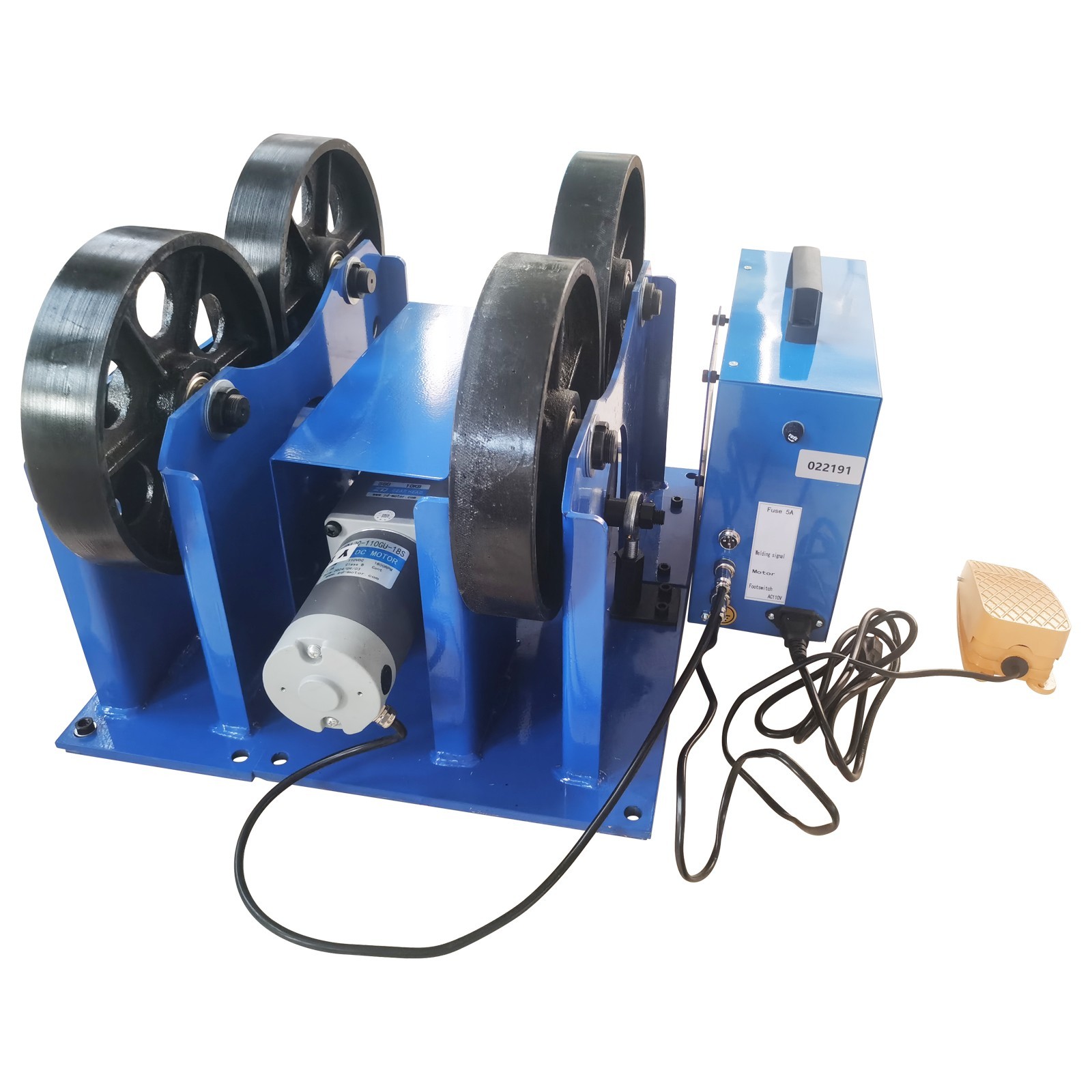 1T/ 2200lb Welding Tank Turning Roller Welding Positioner Iron wheel for TIG