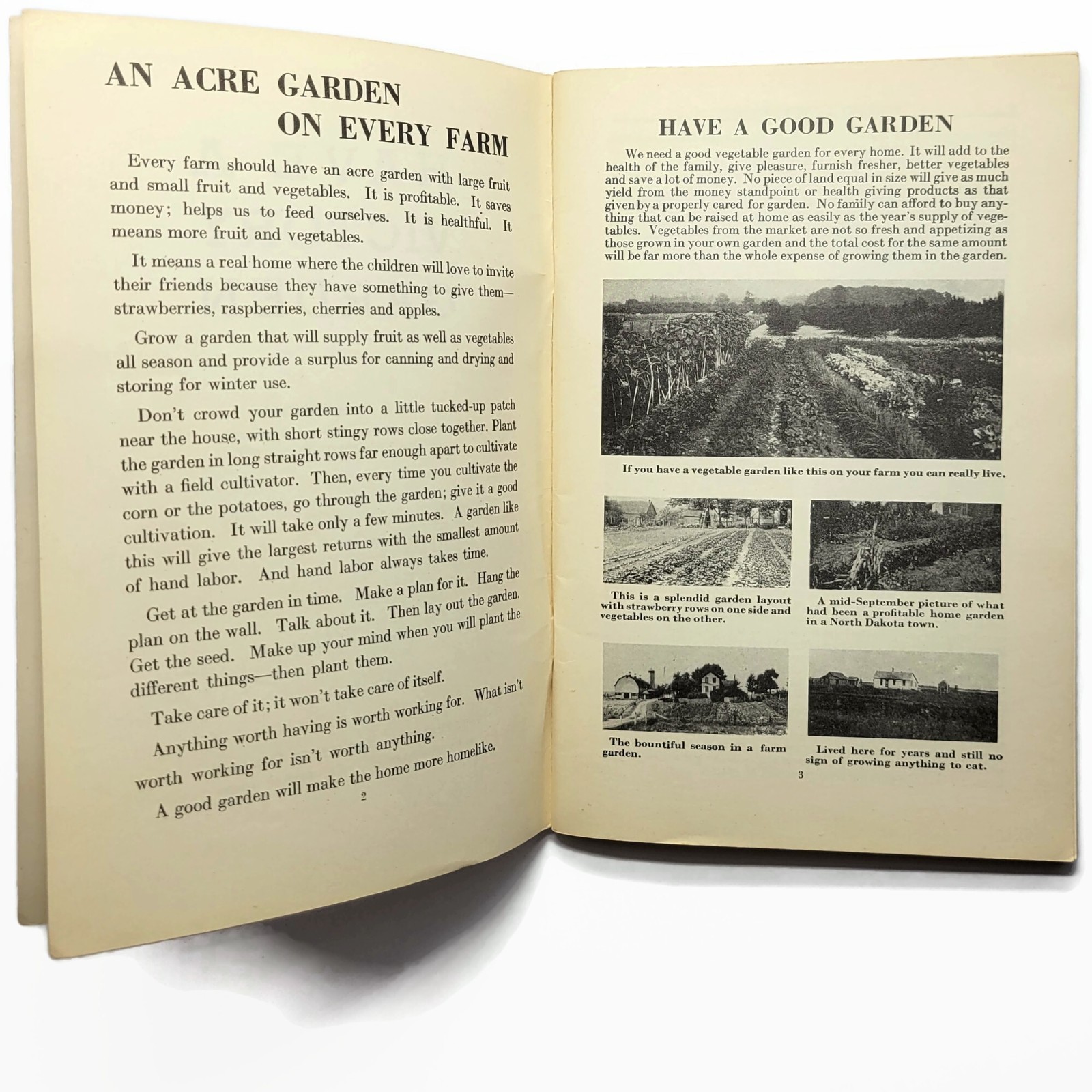 Vintage 1943 WWII Have A Victory Garden Booklet International Harvester Booklet