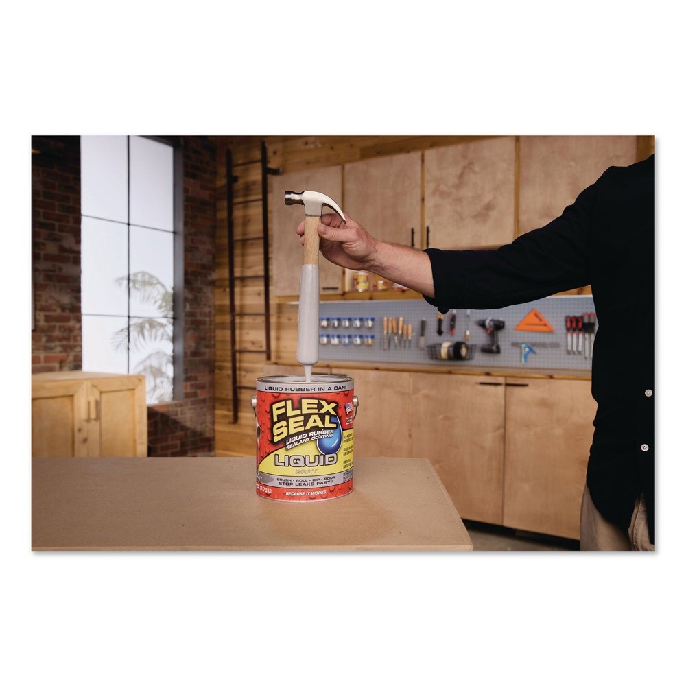 Flex Seal Products US855GRY012 1-Gal Can Sealant Coating Liquid – Gray 2/CT New