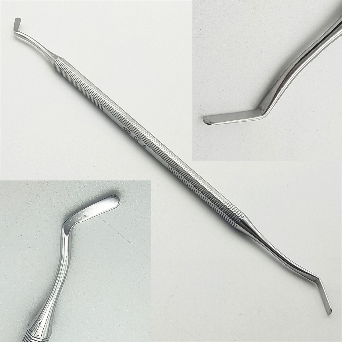 6 Dental Filling Instrument Flat Plastic Filling Spatula Double Ended