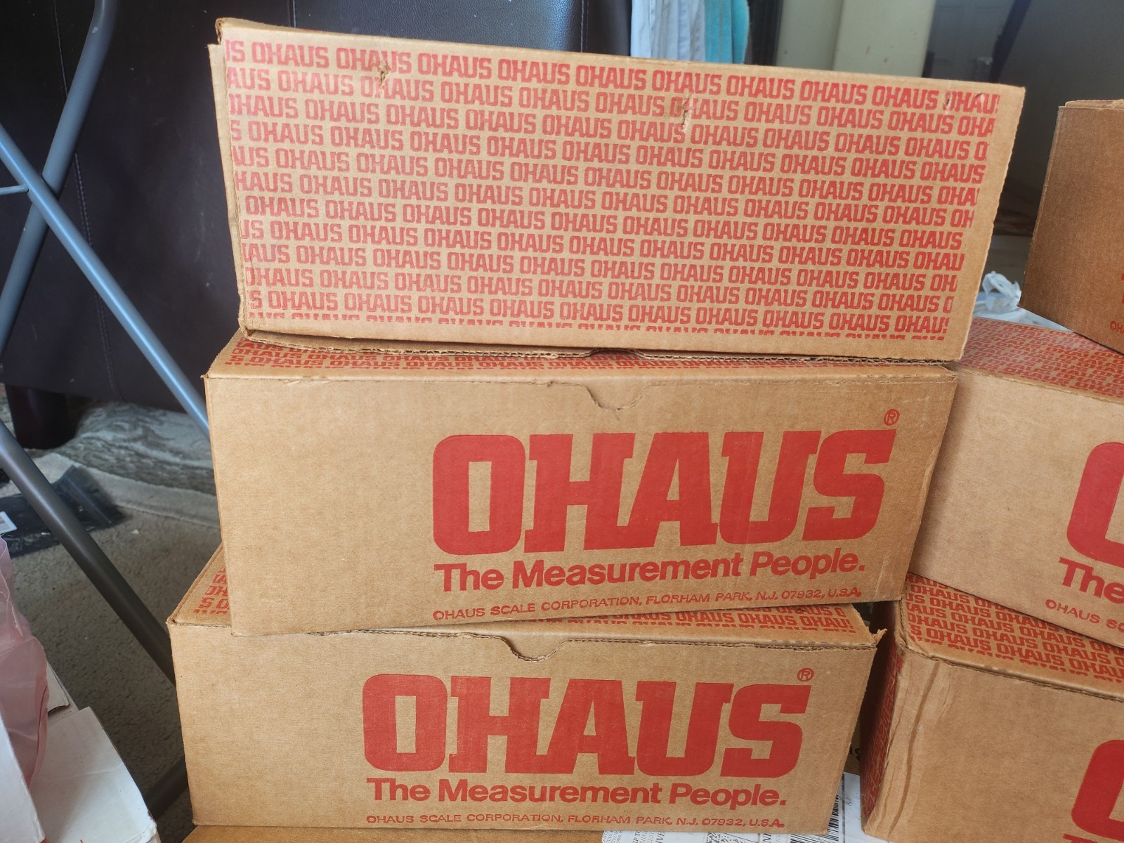 Lot of 6 OHAUS Troy Ounce Weight Set Weighing Precious Metals Brass Calibration