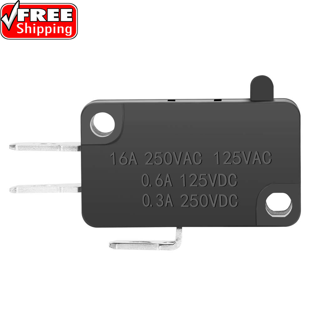 125V/250V 16A SPDT Snap Action Button Micro Limit Switch for Microwave Oven Door