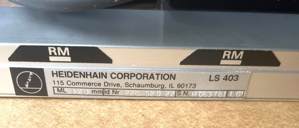 Heidenhain LS 403 Linear Encoder w/120mm Usable Length, 226 520 22