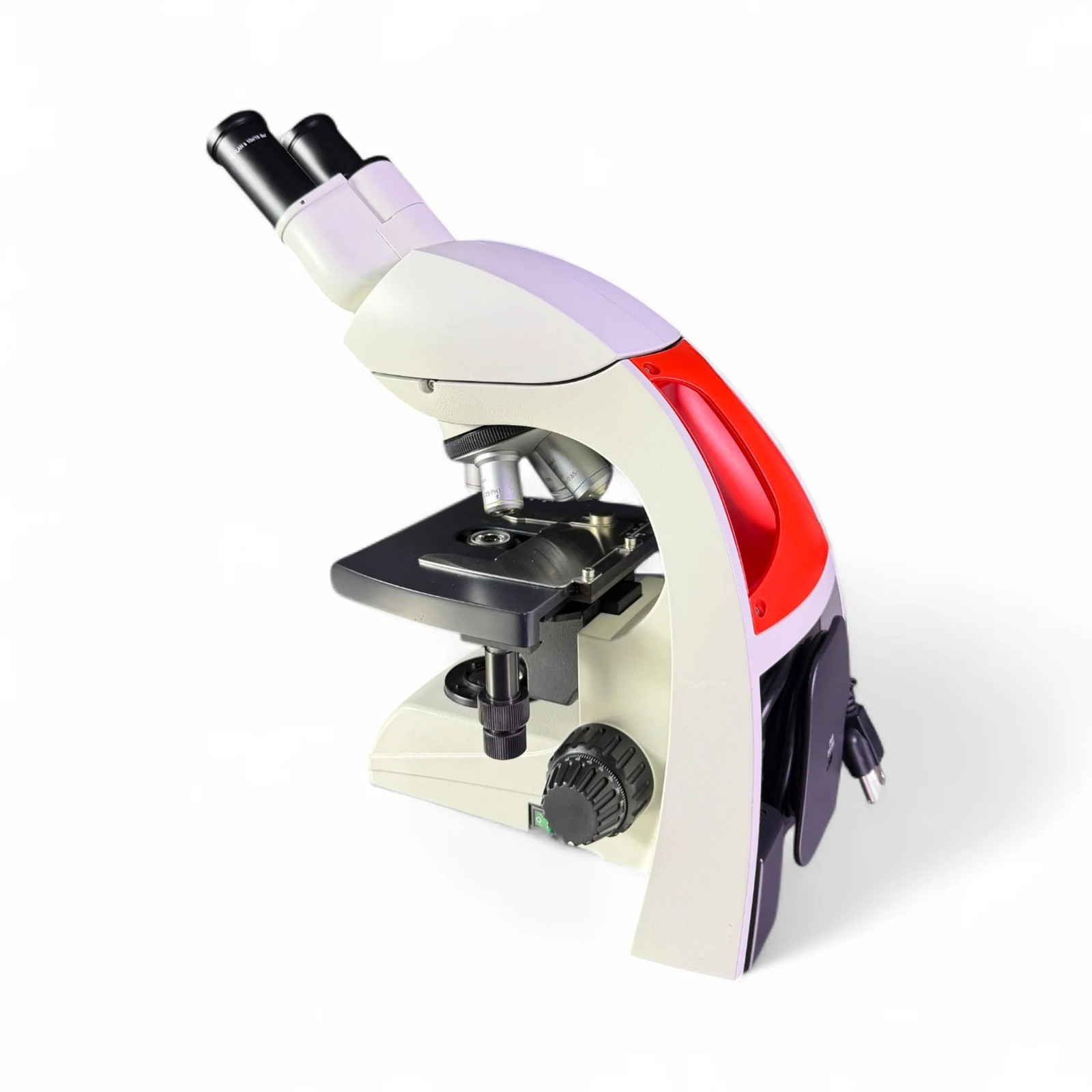 Leica DM500 Compound Microscope w/ 4x 10x 40x 100x Objectives HC PLAN S 10x/18