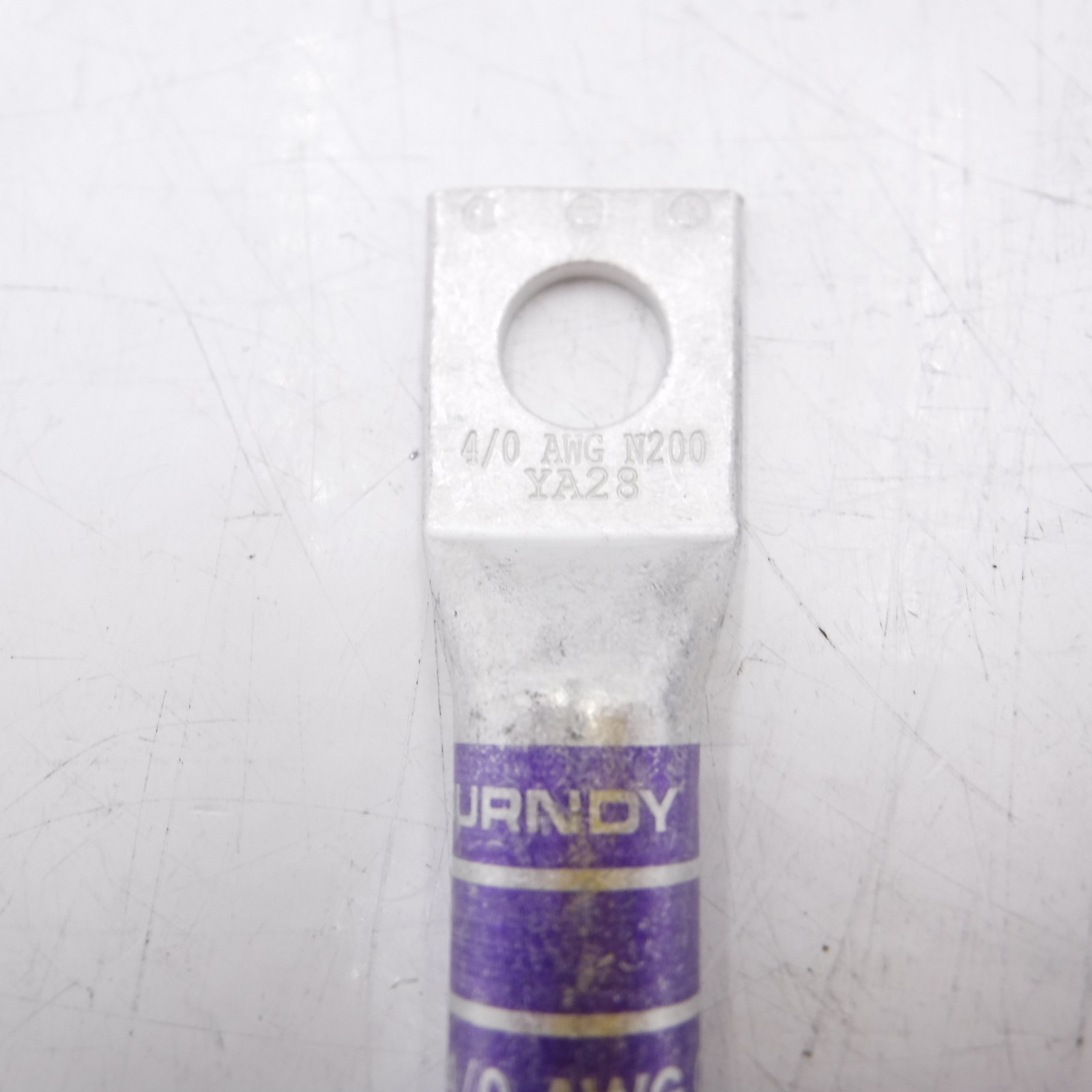 6 Pack Burndy Purple Die 15 N200 4/0 AWG Copper Compression Lugs